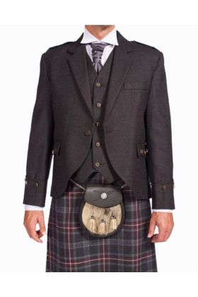 Tweed Argyle Jacket With 5 Button Vest - Scot Kilt Store