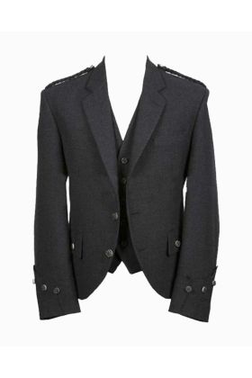 Argyle Tweed Jacket with Vest - Scot Kilt Store