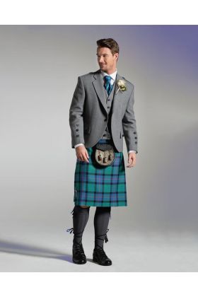 Traditional Scottish Groom Argyll Tweed Kilt Outfit  | Scot Kilt Store