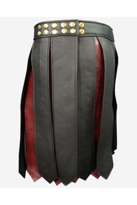 Hybrid Leather Kilt with Gladiator Inspiration - Scot Kilt Store
