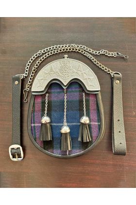Pride of Scotland Tartan Sporran With Chain - scot kilt store