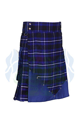 Men's Premium Tartan and Cotton Hybrid Kilt -